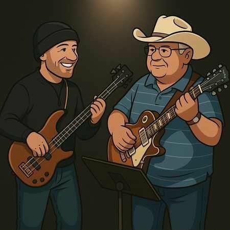 Nate and Uncle Chris illustration